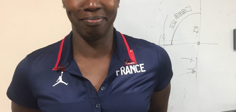 Nos joueuses et l' équipe de France 3X3