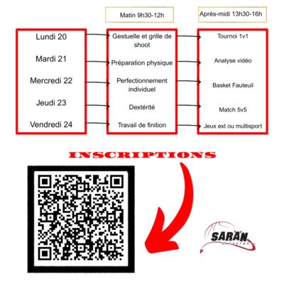 Camps basket vacances